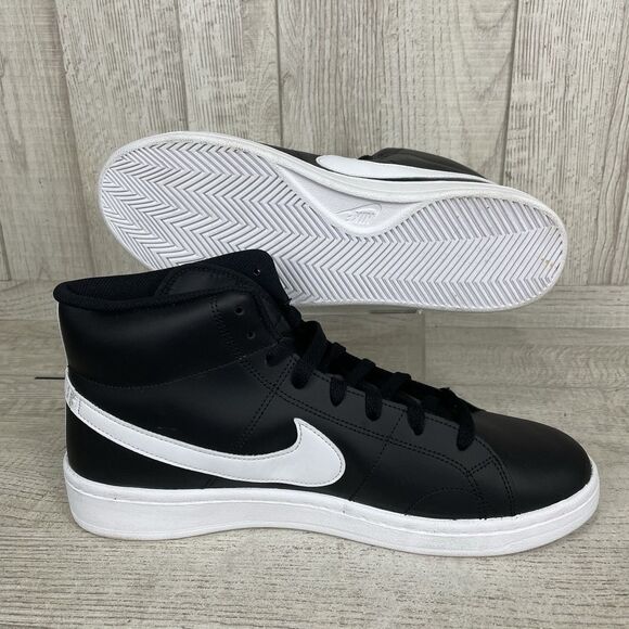 MENS Nike COURT ROYALE 2 MID Size 12 Basketball Sneakers Black White CQ9179-001 main image 6